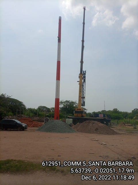 Building of ATC site in Bono East Region