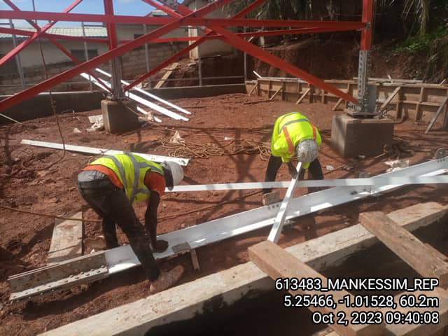 Building of ATC site in Upper East Region