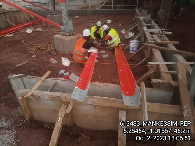 Building of ATC site in Upper East Region