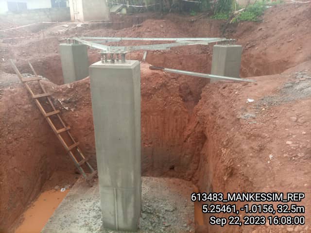 Building of ATC site in Upper West Region